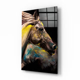 Arte della parete di vetro Cavallo