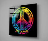 Peace Glass Wall Art || Designer's Collection