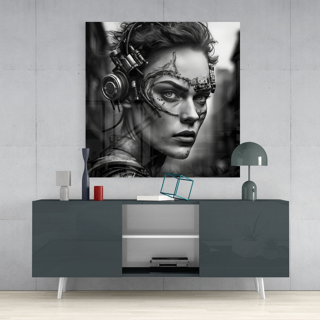 Women Warrior Glass Wall Art Designer's Collection insigneart