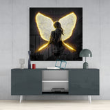 Me Flying Glass Wall Art || Designer's Collection