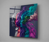 Smoked Thoughts Glass Wall Art || Designer's Collection