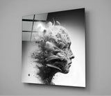 Smoked Thoughts Glass Wall Art || Designer's Collection