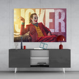 Joker Glass Wall Art