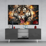 Anger of a Tiger Glass Wall Art