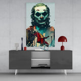 Joker Glass Wall Art