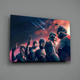 Star Wars Bad Batch Glass Wall Art