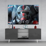 Star Wars Bad Batch Glass Wall Art