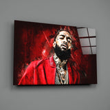 Nipsey Hussle Glass Wall Art