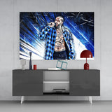 Nipsey Hussle Glass Wall Art