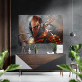 Deadpool Brushed Aluminium Dibond Wall Art