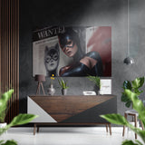 Catgirl Brushed Aluminium Dibond Wall Art