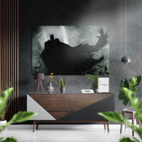 Batman Brushed Aluminium Dibond Wall Art