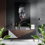 Joker Brushed Aluminium Dibond Wall Art