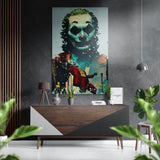 Joker Brushed Aluminium Dibond Wall Art