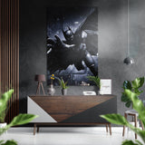 Batman Brushed Aluminium Dibond Wall Art