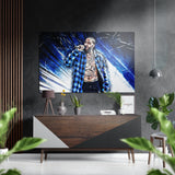 Nipsey Hussle Brushed Aluminium Dibond Wall Art