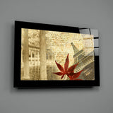 Autumn and Paris Glass Wall Art