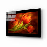 Tulip Glass Wall Art