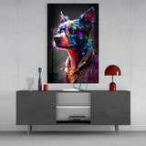 Dog Vogue Glass Wall Art|| Designer's Collection