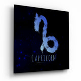 Horoscopes - Capricorn Glass Wall Art