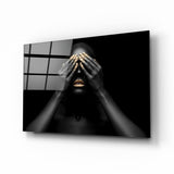 Woman Glass Wall Art