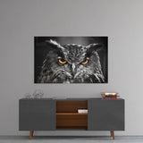 Owl Glass Wall Art