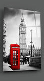 Phone Box Glass Wall Art