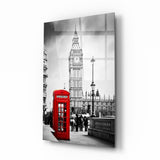 Phone Box Glass Wall Art