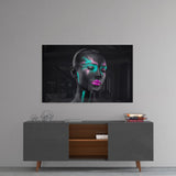 Woman Glass Wall Art