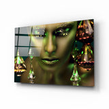 Woman Glass Wall Art