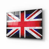 British Flag Glass Wall Art