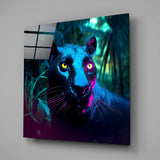 Panther Glass Wall Art  || Designers Collection