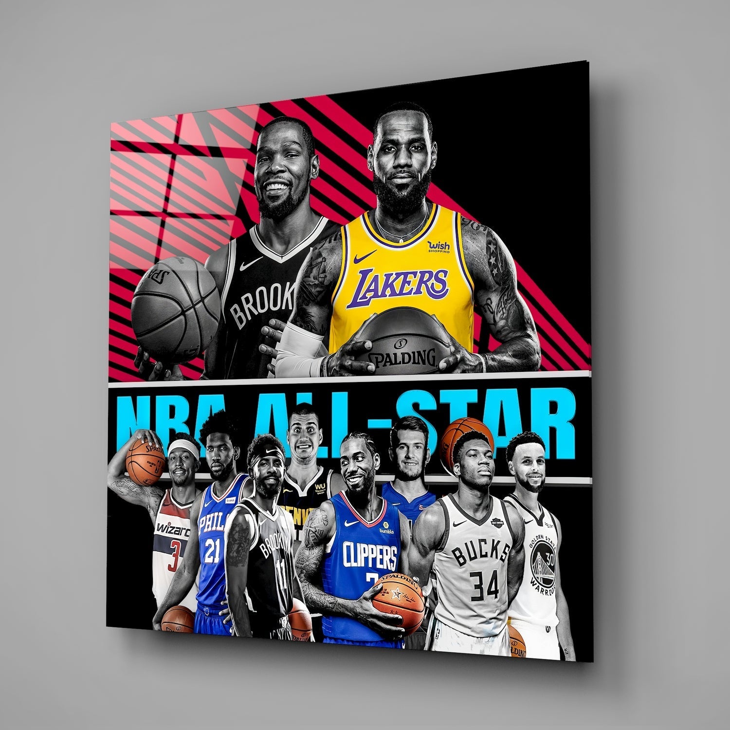 Nba All Star Glass Wall Art – insigneart