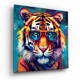 	Cool Tiger Glass Wall Art