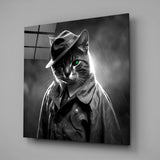 Catspector Glass Wall Art|| Designer's Collection