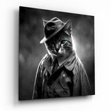 Arte della parete di vetro Catspector || Collezione di designer